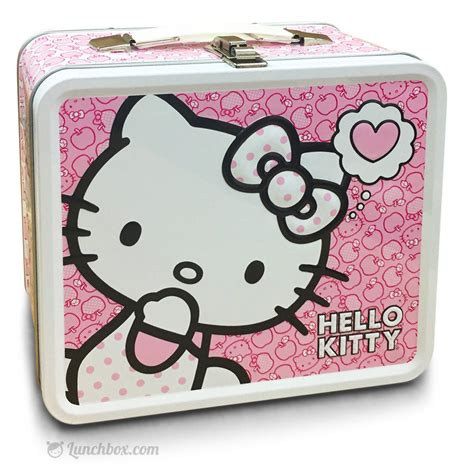 hello kitty stainless steel lunch box|hello kitty tin lunch box.